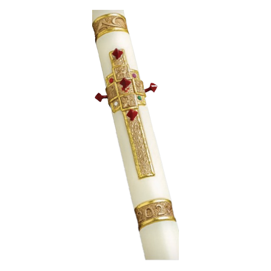 eximious® 51% Beeswax Paschal Candle Evangelium™ by Cathedral Candle