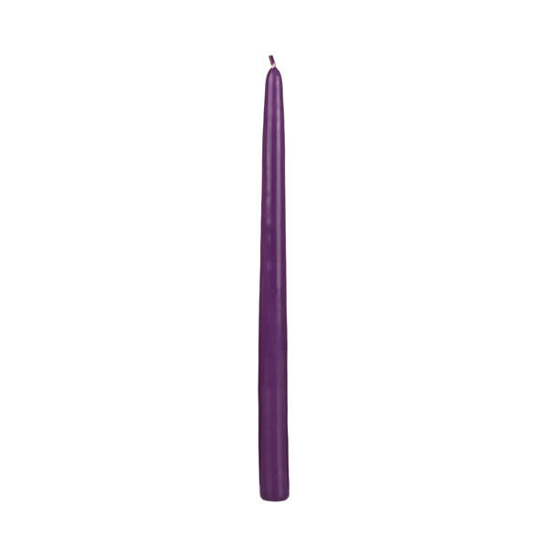 Advent Taper Candle, 7/8" x 12", Purple