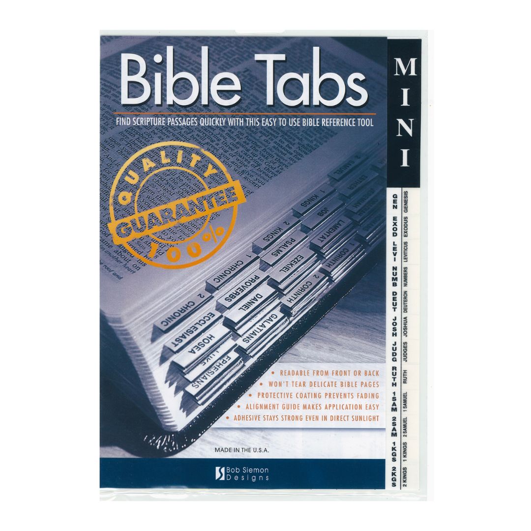 Bible Indexing Tabs: Mini