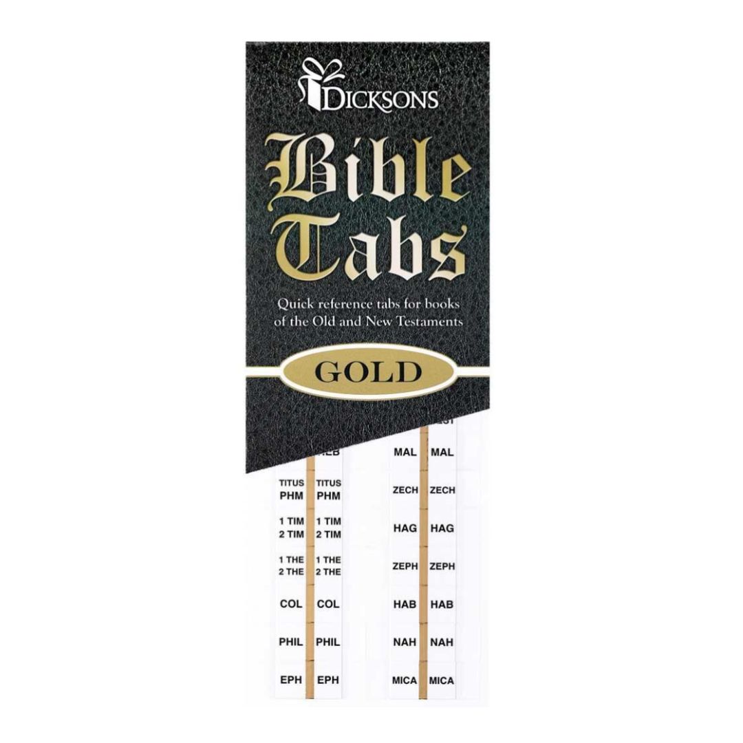Bible Indexing Tabs: Gold Edged