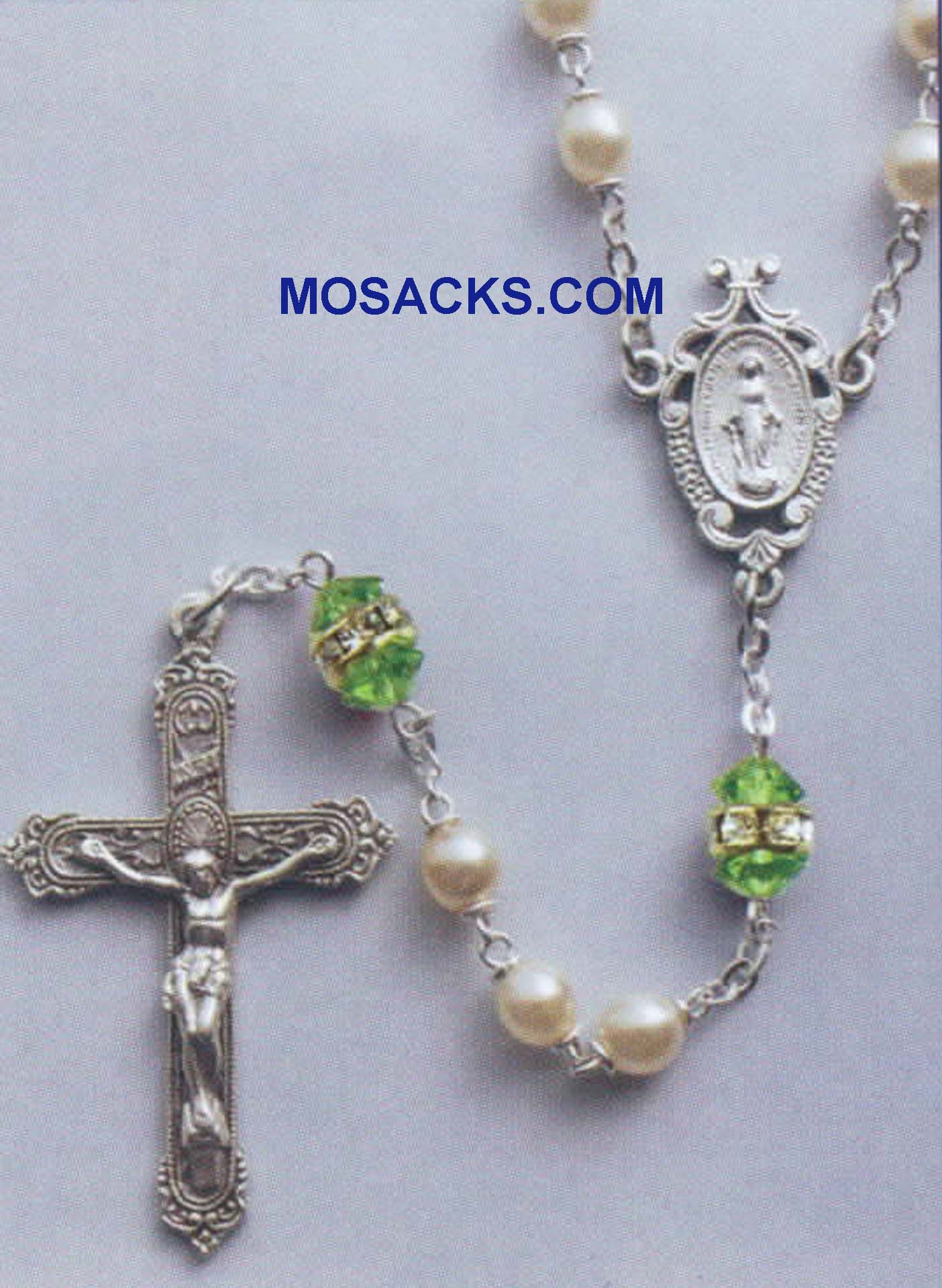 August Birthstone Rosary Peridot-41298PD 