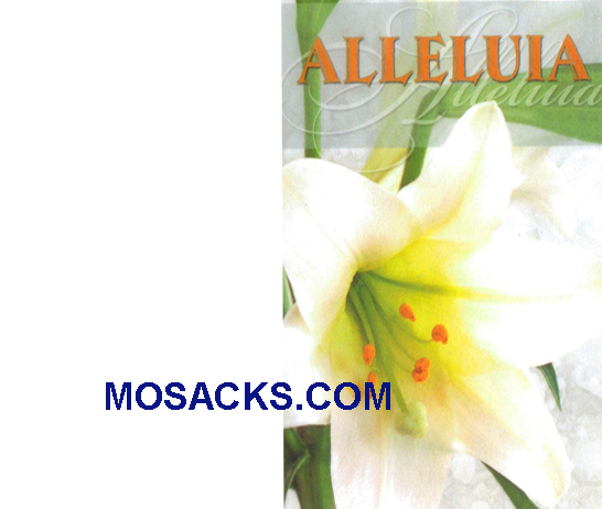 Bulletin Covers Alleluia 100 Pack-A4012, Easter Cover