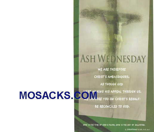 Bulletin Cover Ash Wednesday 100 Pack-U3746