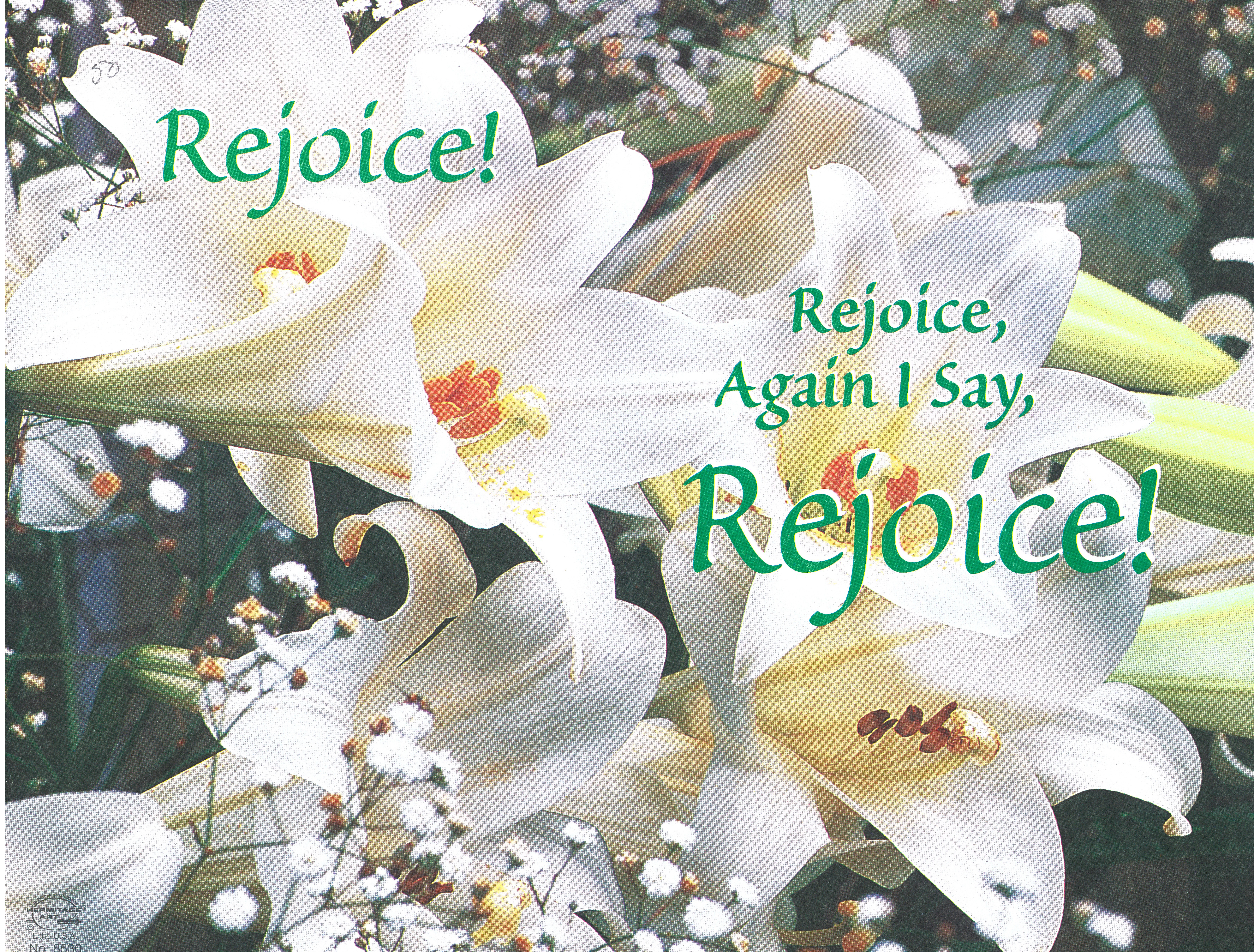 Bulletin Covers Easter Rejoice-8530