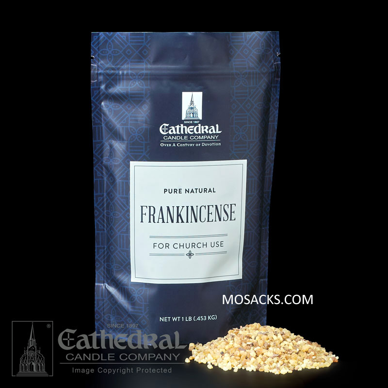 Cathedral Candle Frankincense Incense 1 pound bag of Church Incense -91200101