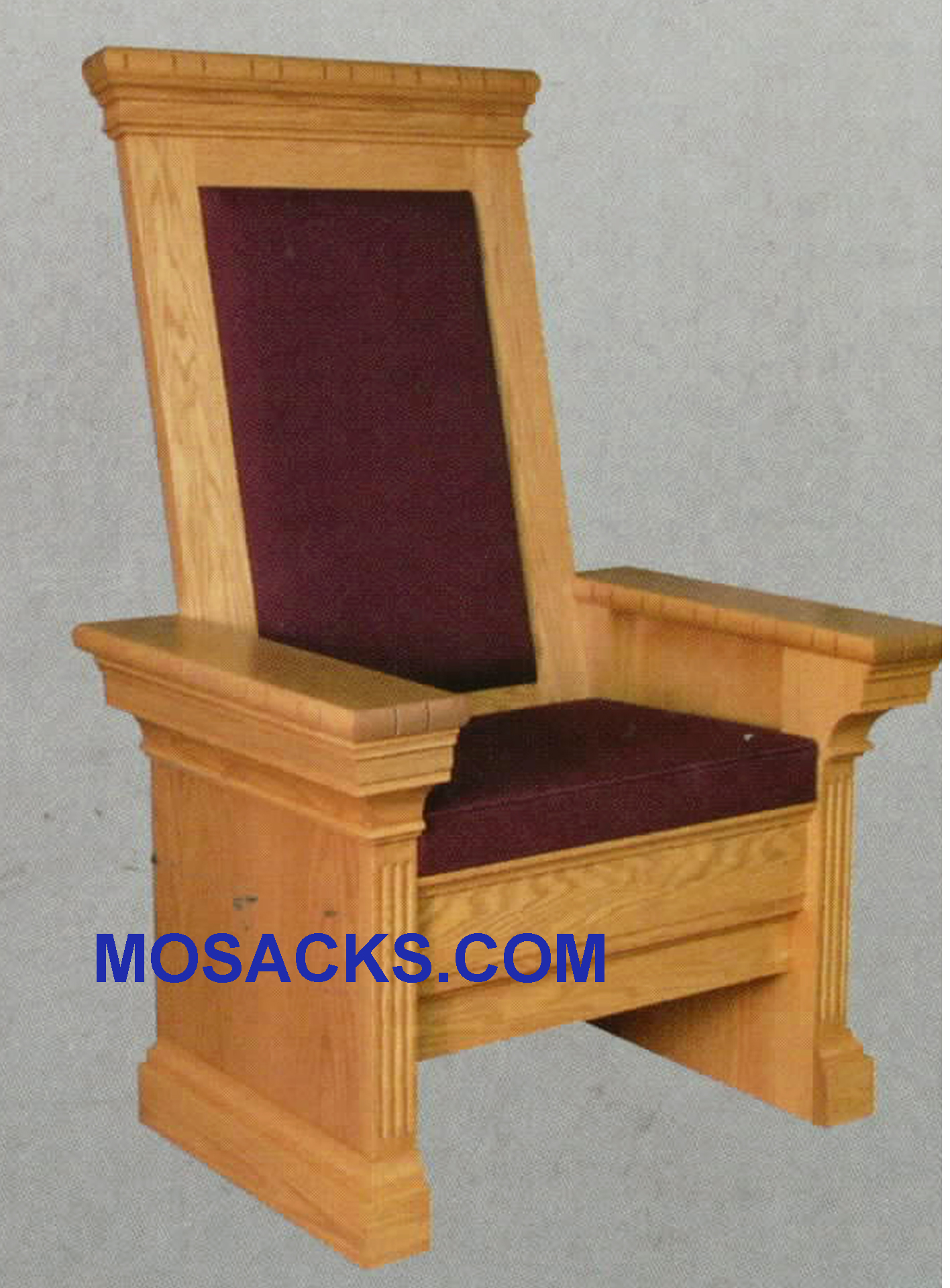 Celebrant Chair w/ upholstered seat and back 34" w x 30" d 52" h 653