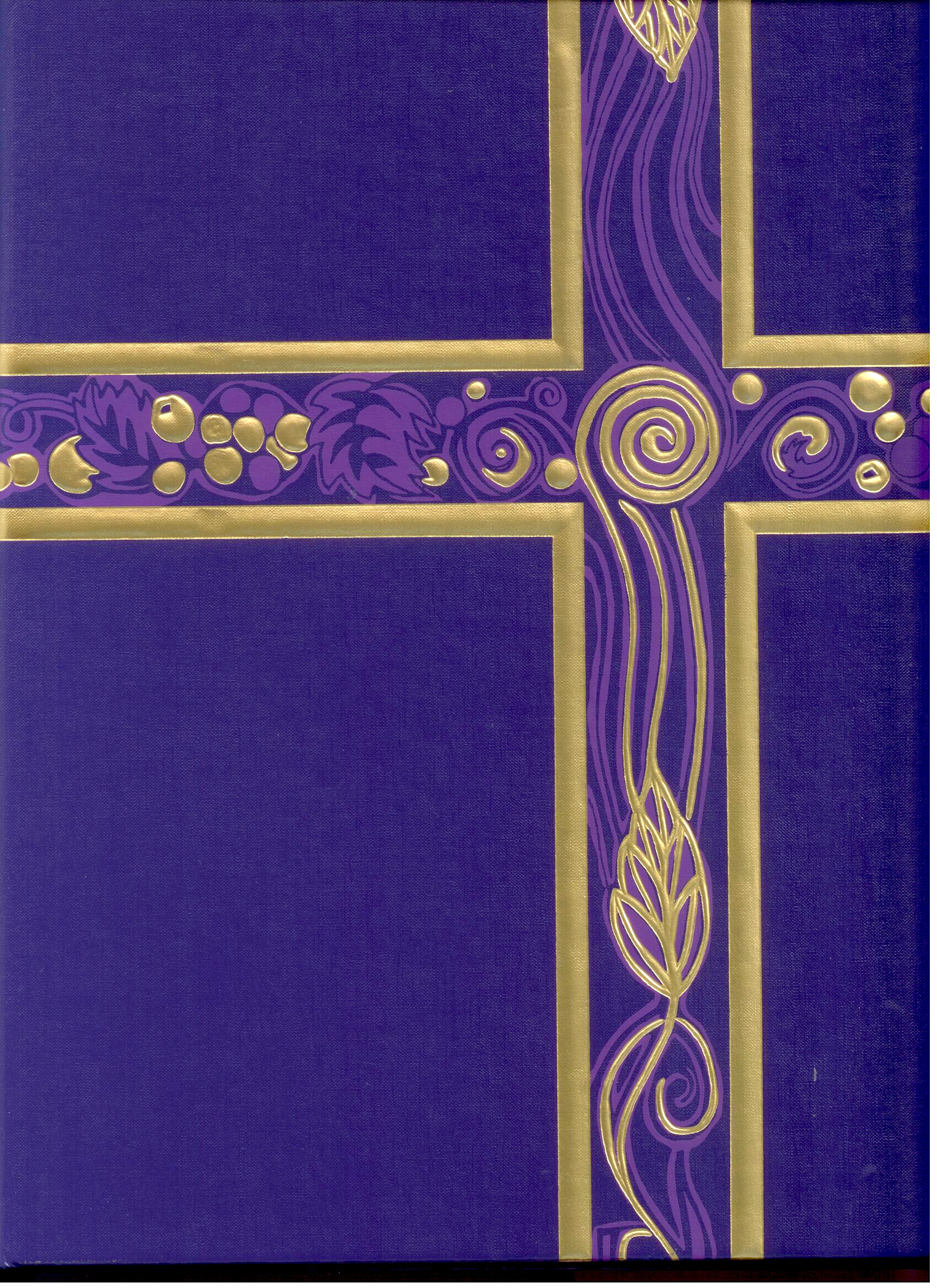 Ceremonial Binder Royal Purple with Gold Foil #006629