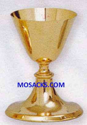 FREE SHIPPING Chalice and Paten - Gold plated Chalice K75 measures 6" high and 3-3/4" diameter Cup with 8 ounce capacity with 5-1/2" scale Gold plated Paten