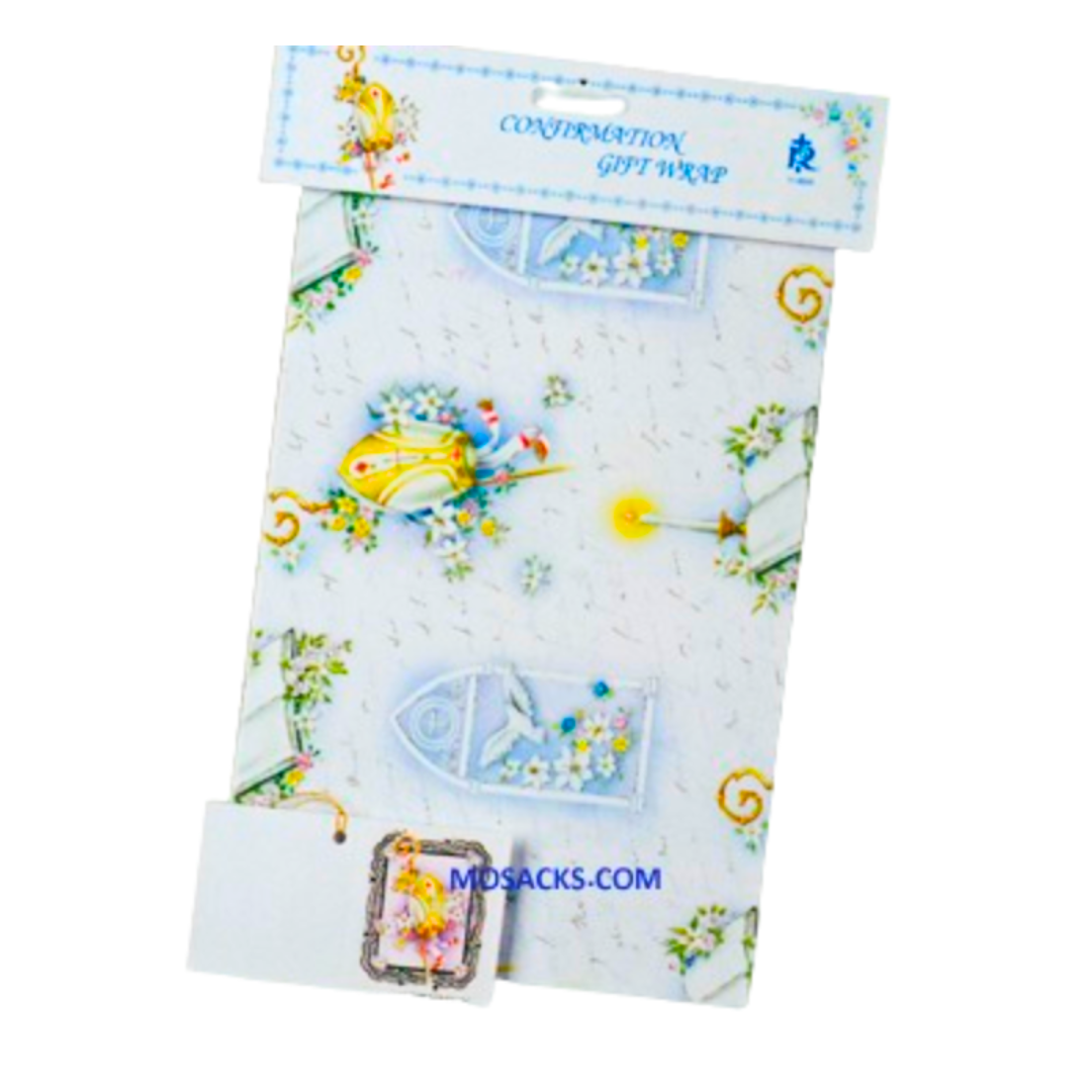 Confirmation Gift Wrap With Card 11-8005