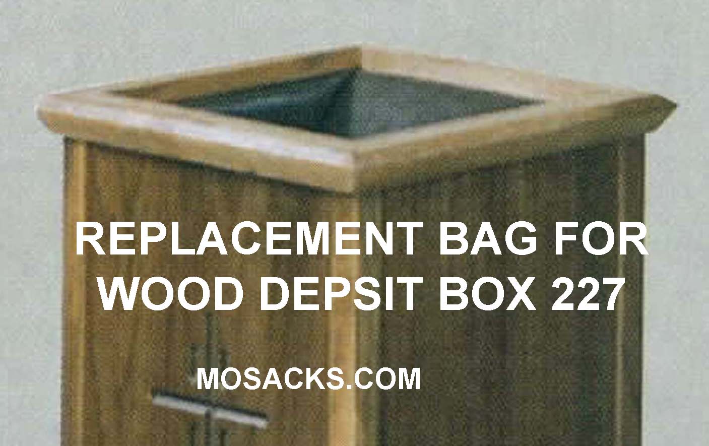 Replacement Bag 40-227B for Deposit Box 14" w x 14" d x 30" h 40-227B