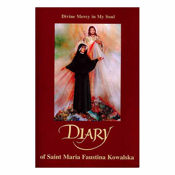 Diary of Saint Maria Faustina Kowalska by Marian Press Burgundy Leather Cover 9781596141896 Divine Mercy in My Soul