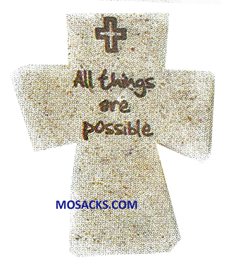 FaithStones Pocket Cross All Things Are Possible-601003