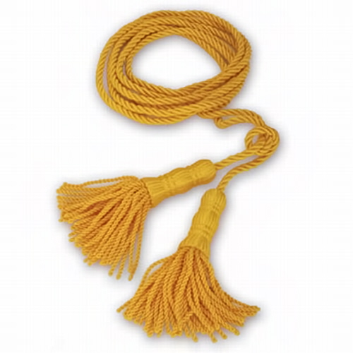 Golden Yellow indoor 9 ft. Cord with 5 in. Tassels  ACC2260