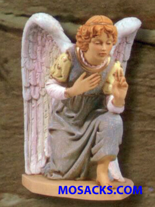 Fontanini Nativity 27" Masterpiece Angel Kneeling Angel Blue Gown 20-53128