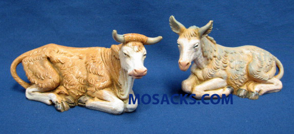 Fontanini 3.5" Two-Piece Donkey & Ox Set #55014