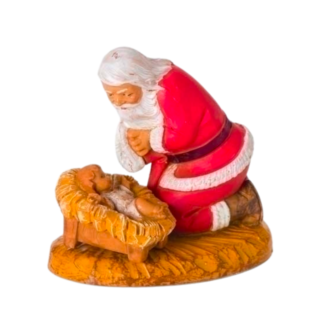 Fontanini Kneeling Santa-650150