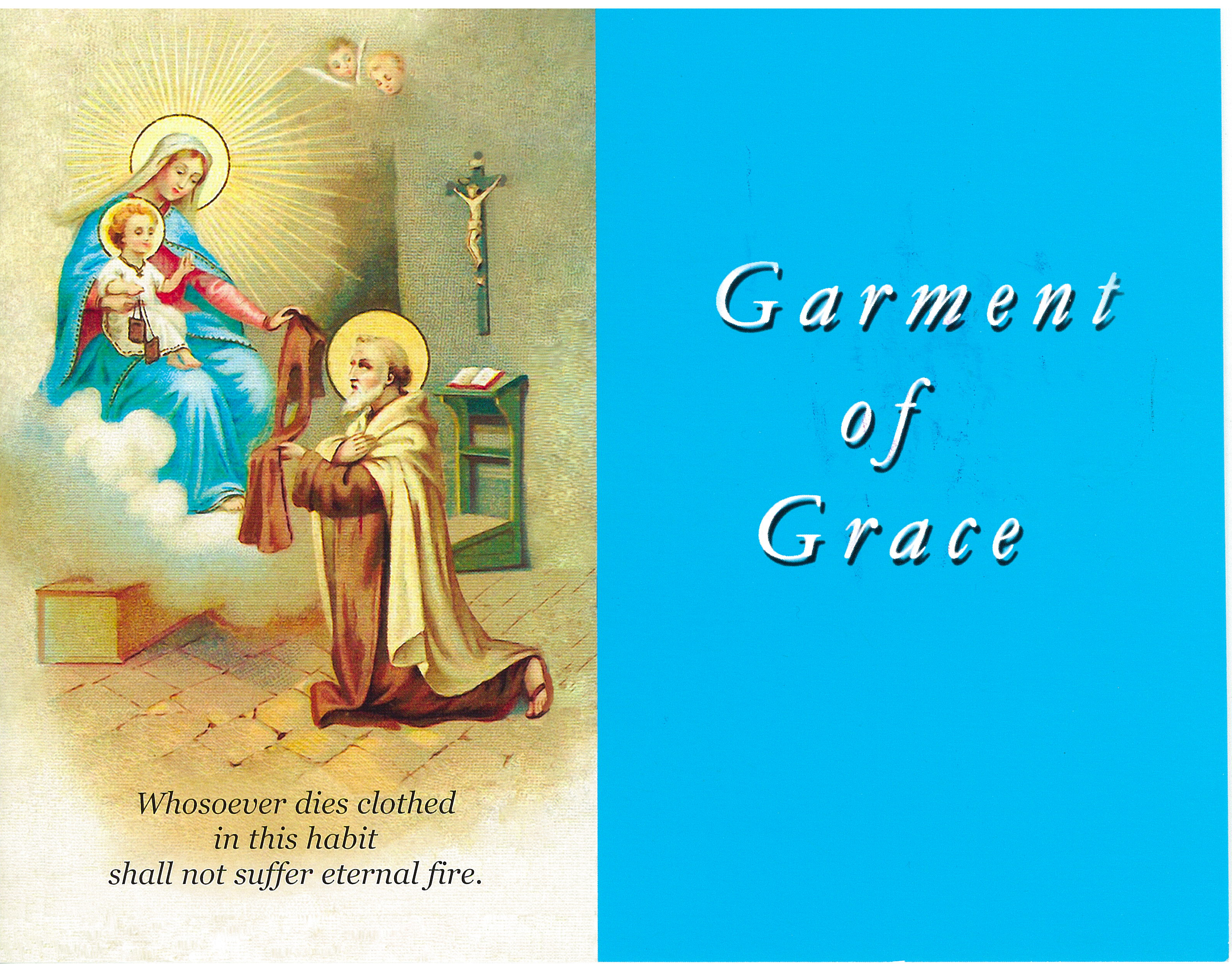 The book Garment of Grace from The Slaves of the Immaculate Heart of Mary 340-52444473