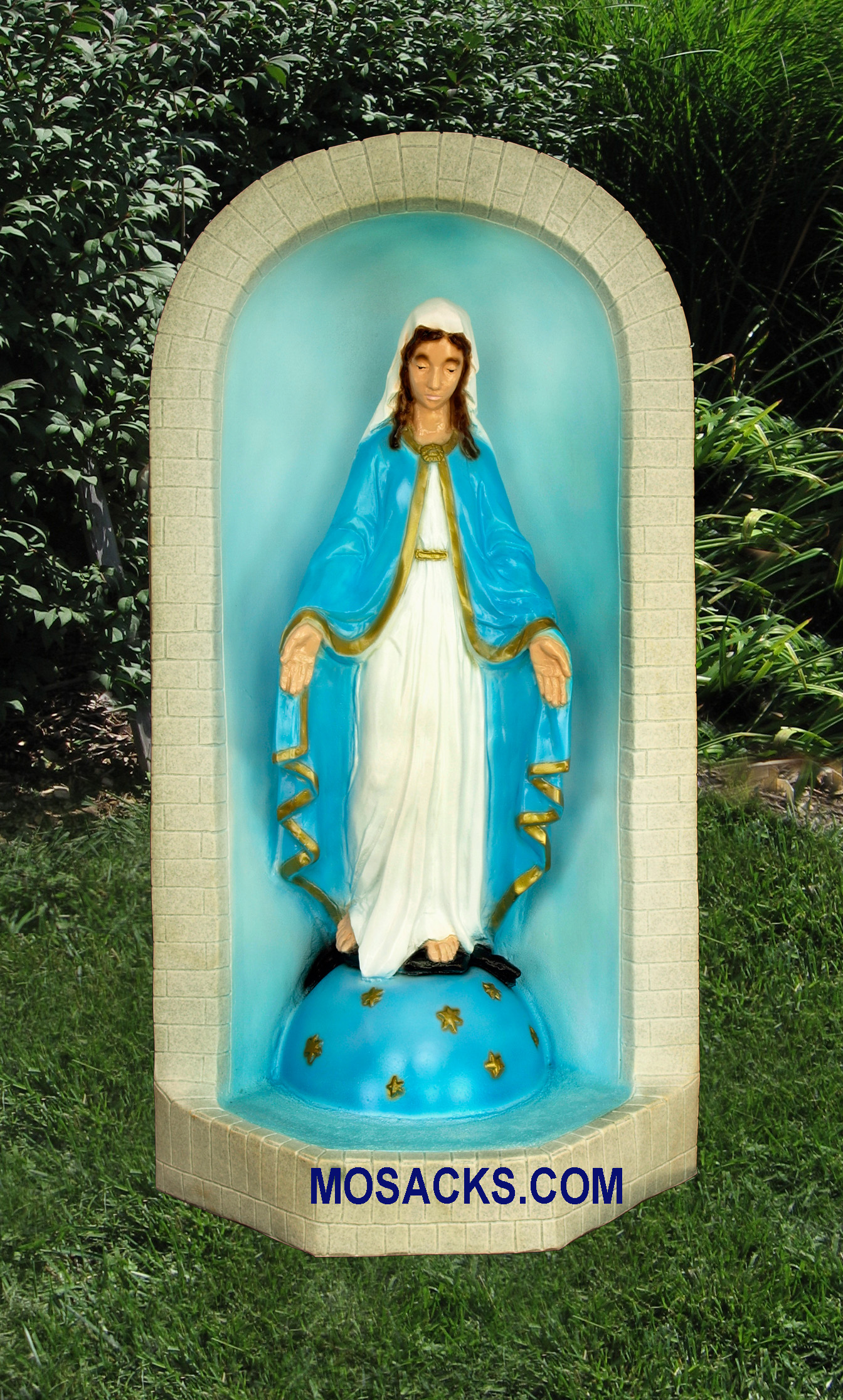Grotto with Our Lady Of Grace in Traditional Color-SA7005GC