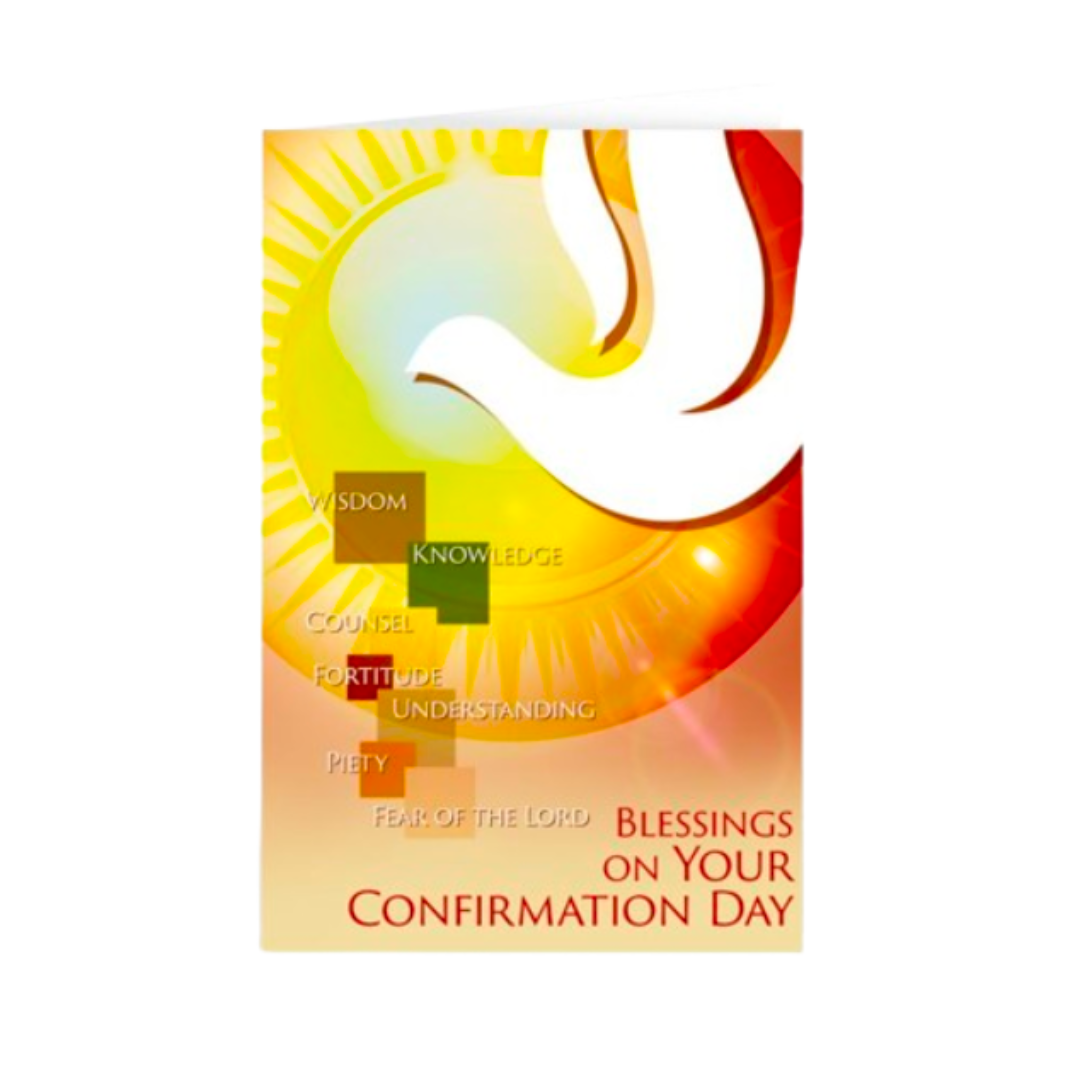 Holy Spirit Confirmation Greeting Card - CF-9502