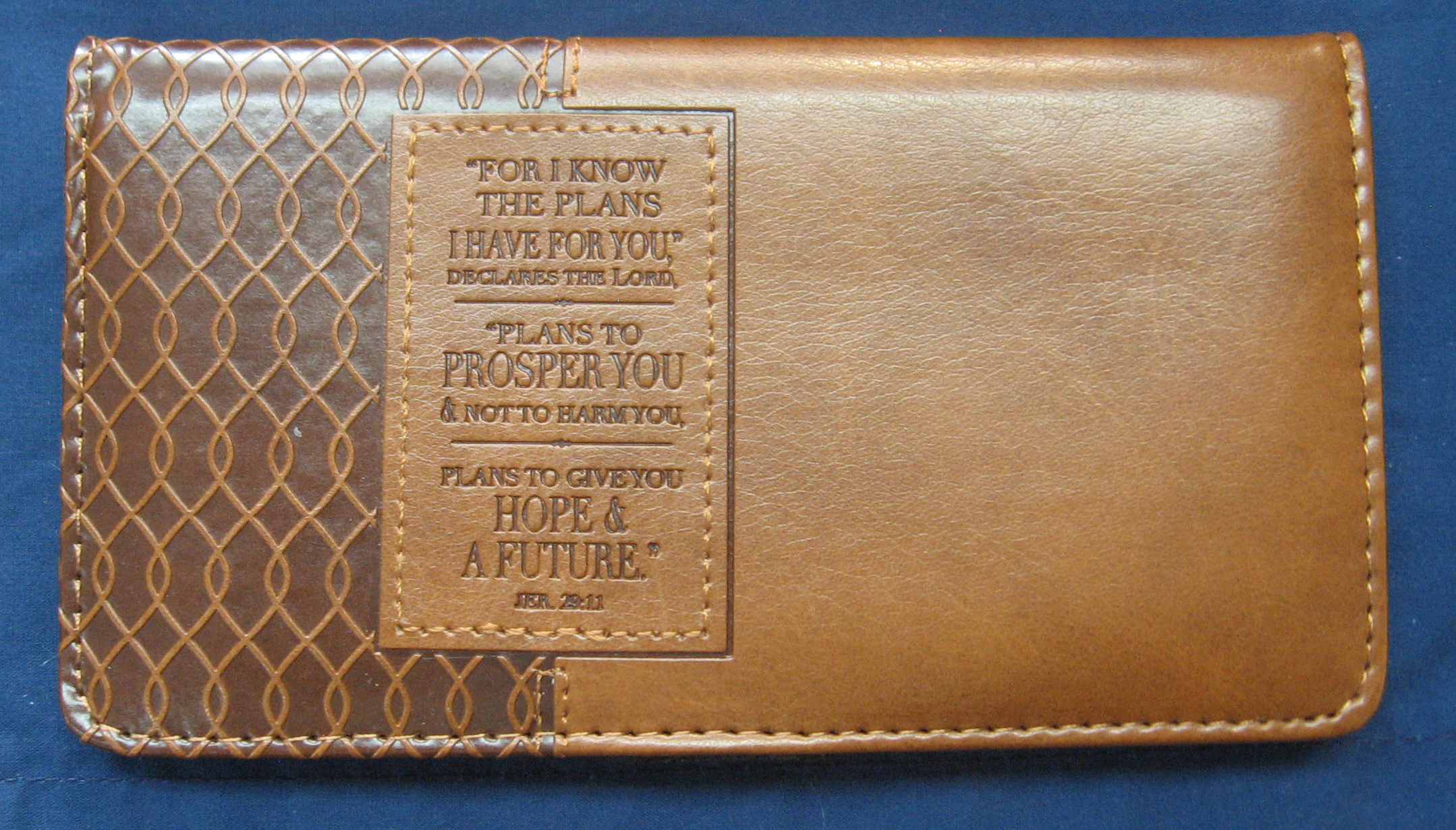 JEREMIAH 29-11 LuxLeather Checkbook Cover-6006937117068