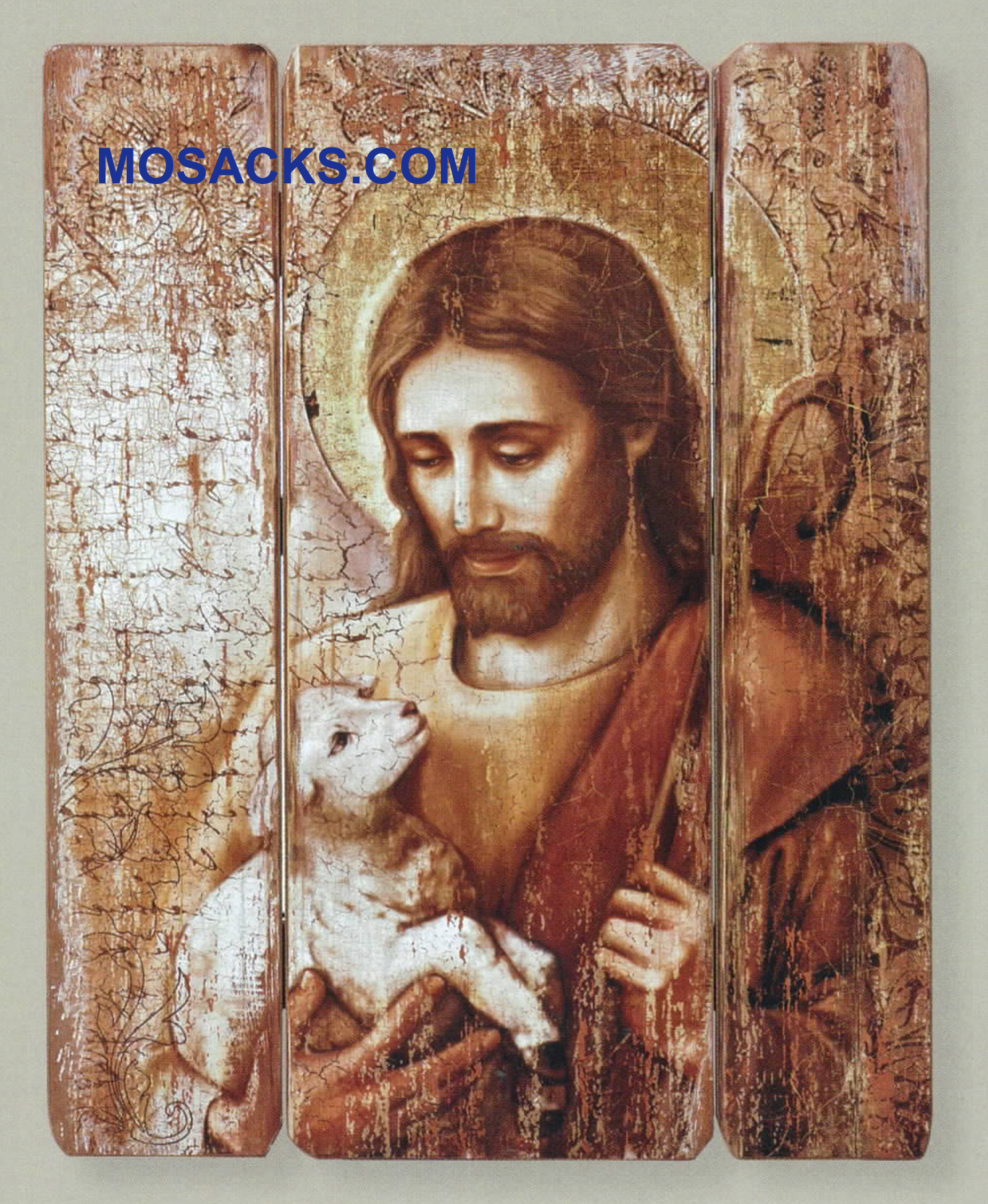 Joseph's Studio Renaissance Collection Jesus the Good Shepherd Decorative Panel 26" H  20-44556
