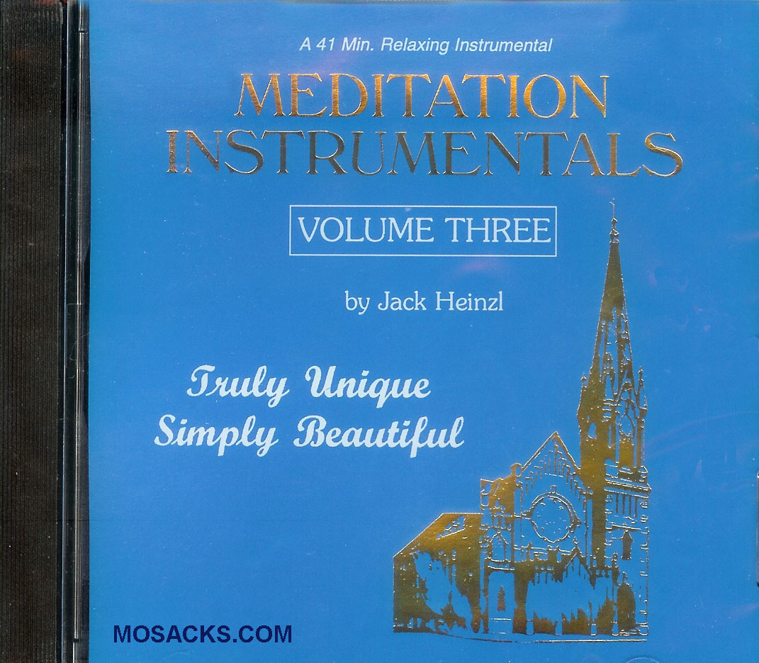 Jack Heinzl, Artist; Meditation Instrumentals Vol. 3; Music CD