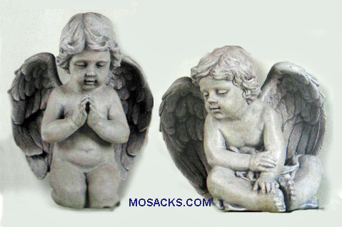 Joseph's Studio Garden Figures Leaning and Praying Cherub Figure 42526