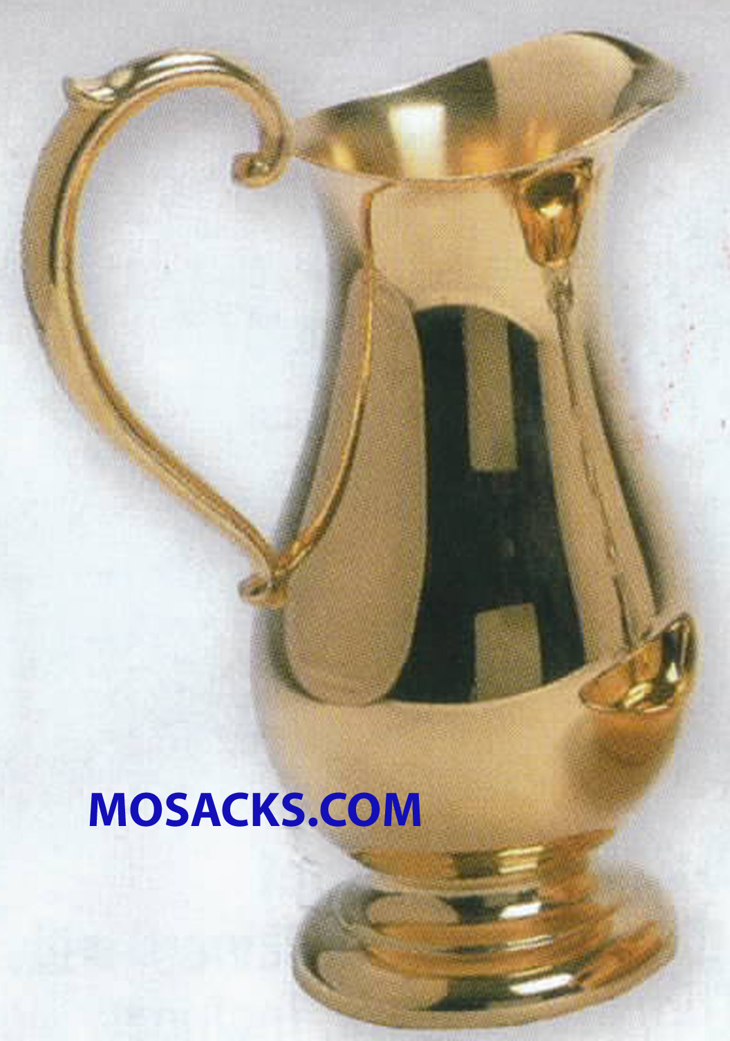 FREE SHIPPING Kbrand 8 Inch Gold Plated Pewter Ewer-K217, Baptismal Pitcher