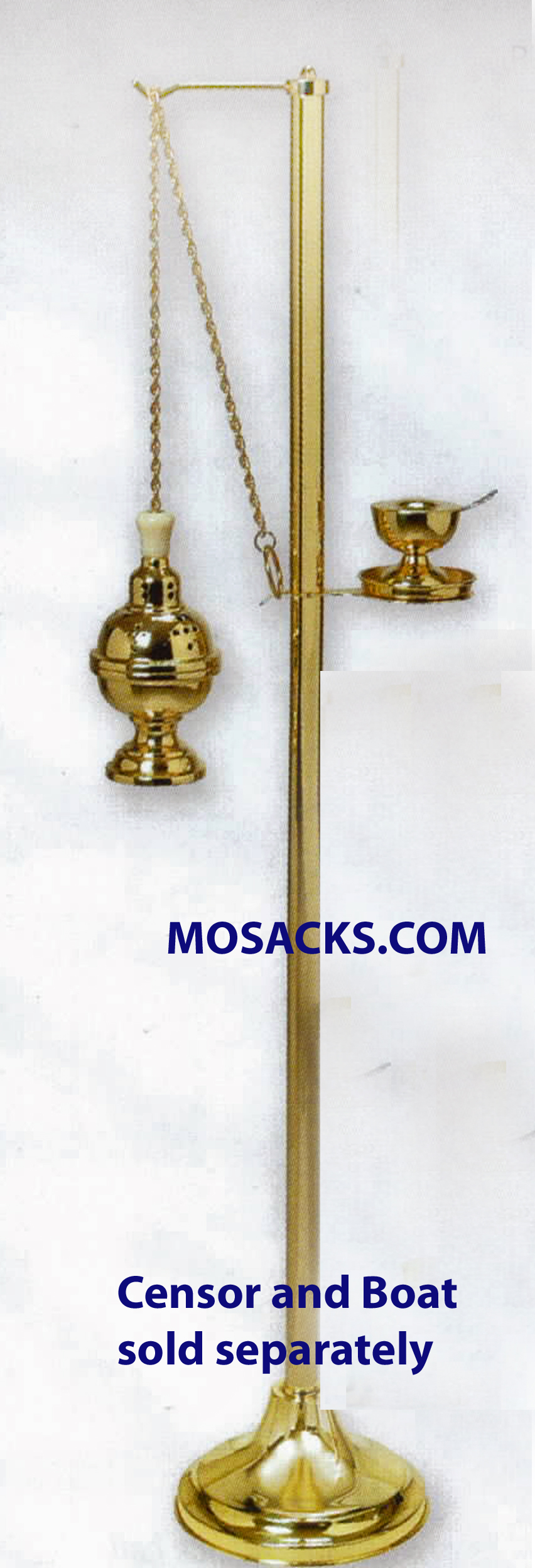 K Brand Censer Stand 50 Inch high with 9inch base-K156