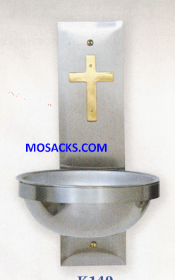 K Brand Holy Water Font in Stainless Steel 14-K149  FREE SHIPPING
