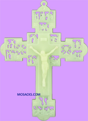 Luminous 9" Stations of the Cross Plastic Crucifix 185-1718AL