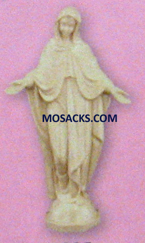 Plastic Mary statues Modern Lady of Grace 6 Inch Tan Statue 185-1825