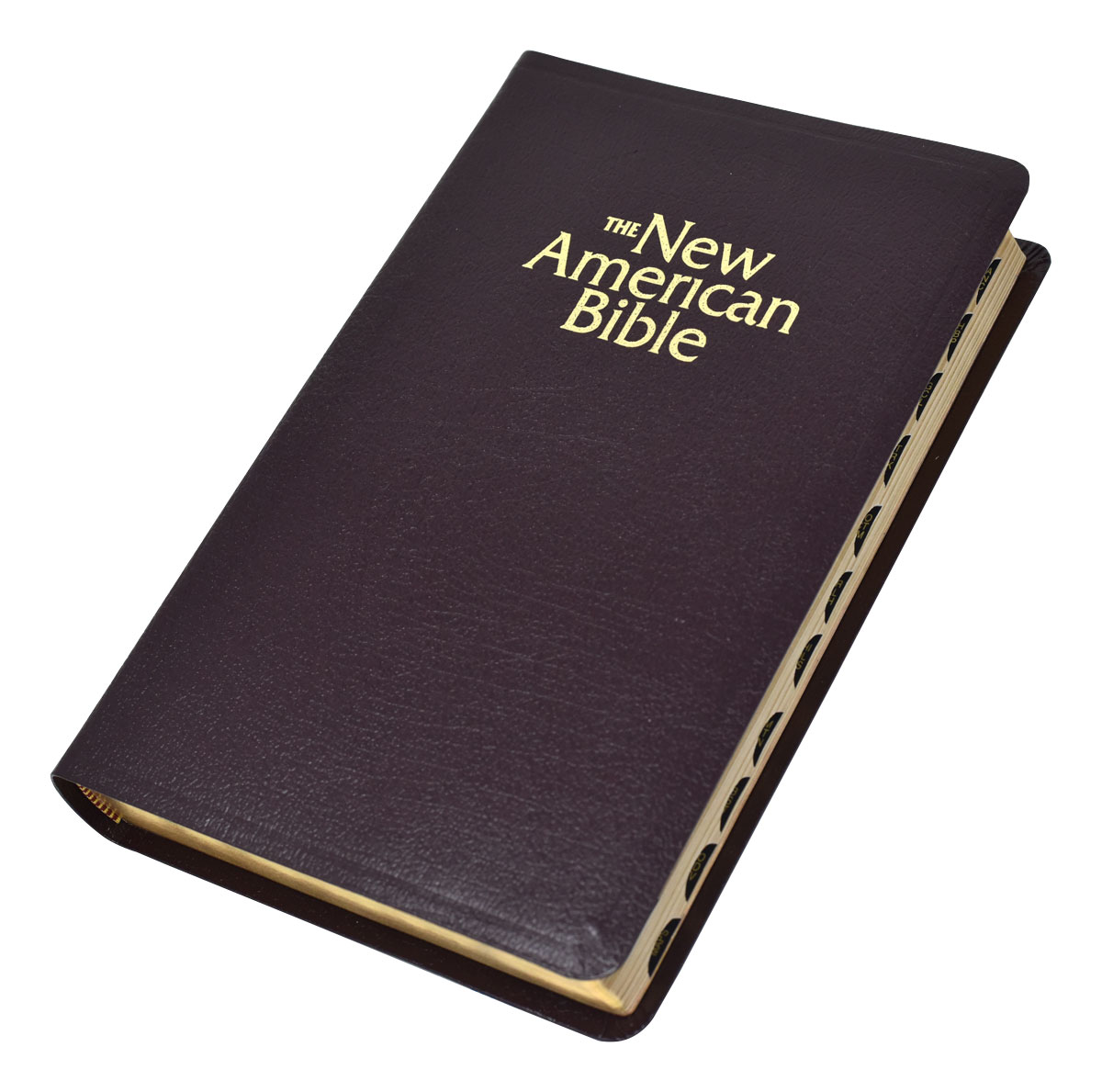 NABRE Deluxe Gift Bible W2406-I Indexed Black Bonded Leather-9780529059994 from Catholic Book Company 
