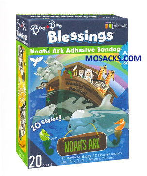 Noah's Ark BooBoo Blessings Adhesive Bandages 462-W201225