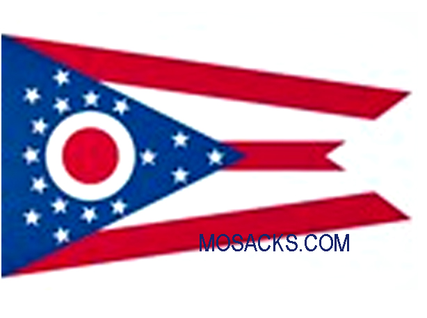 Flags State of Ohio SpectraMax™ 100% Nylon, 5ft x 8ft