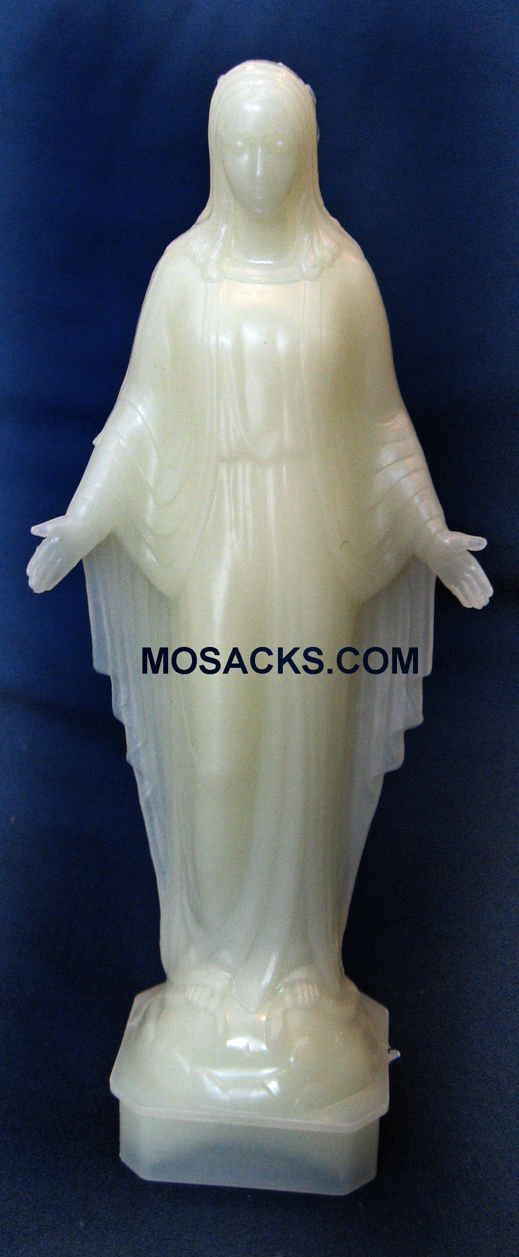 Our Lady of Grace Plastic Statue 6" Luminous