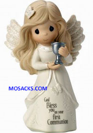 Precious Moments God Bless You Communion Angel-163051 God Bless you on your first Communion Precious Moments Communion Angel