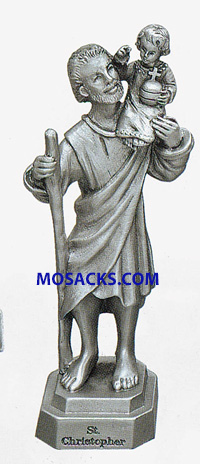 Pewter Statue St. Christopher-JC3007E