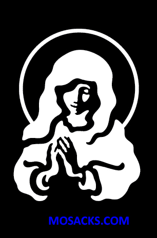 Praying Virgin Decal Christian Decal, Catholic Decal