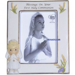 Precious Moments Communion Blessings Frame Girl -123410