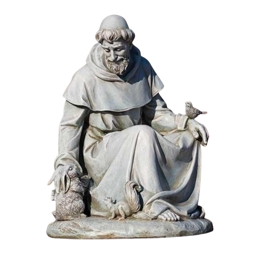 St. Francis Sitting with Animals - 602135