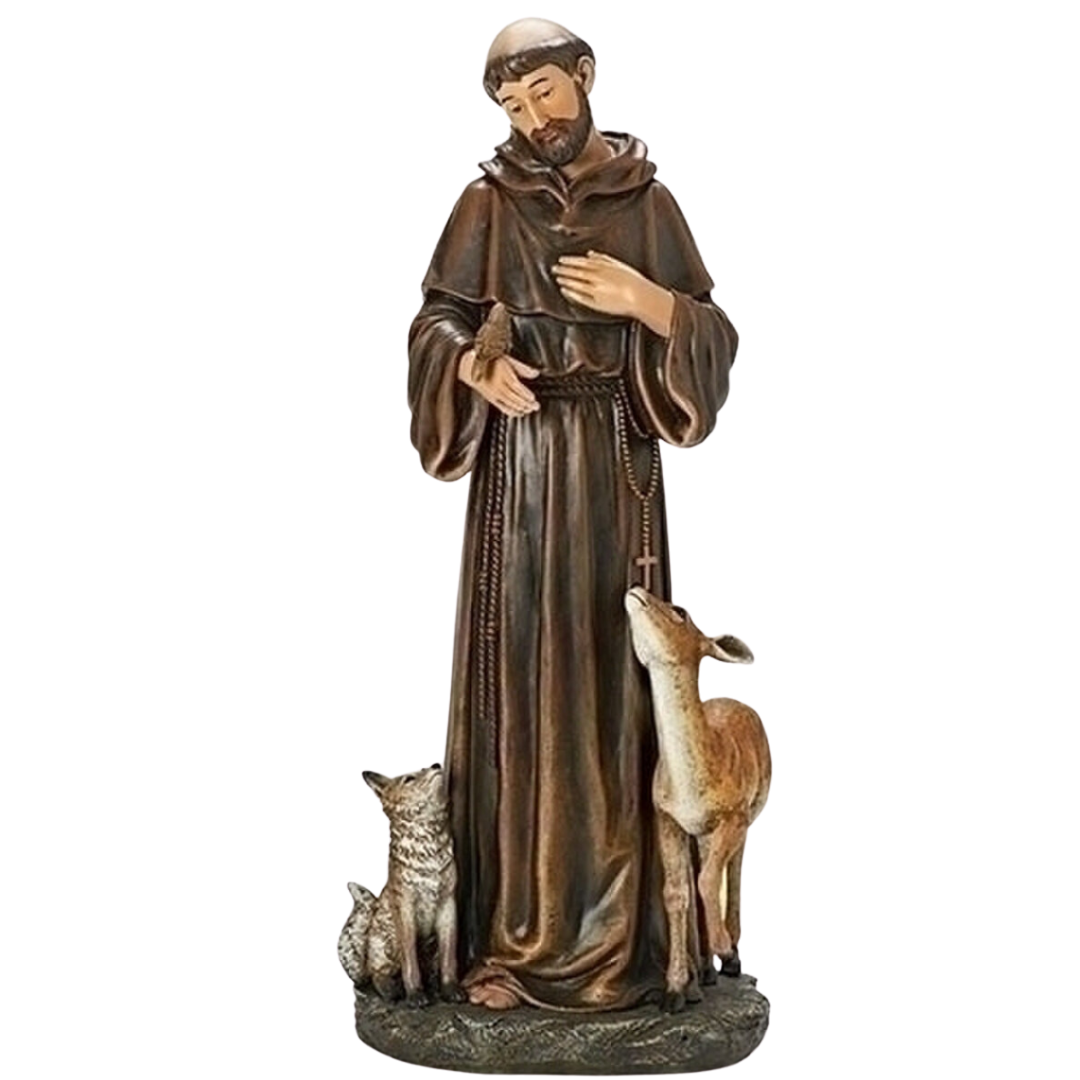 St. Francis with Animals 18"-69898