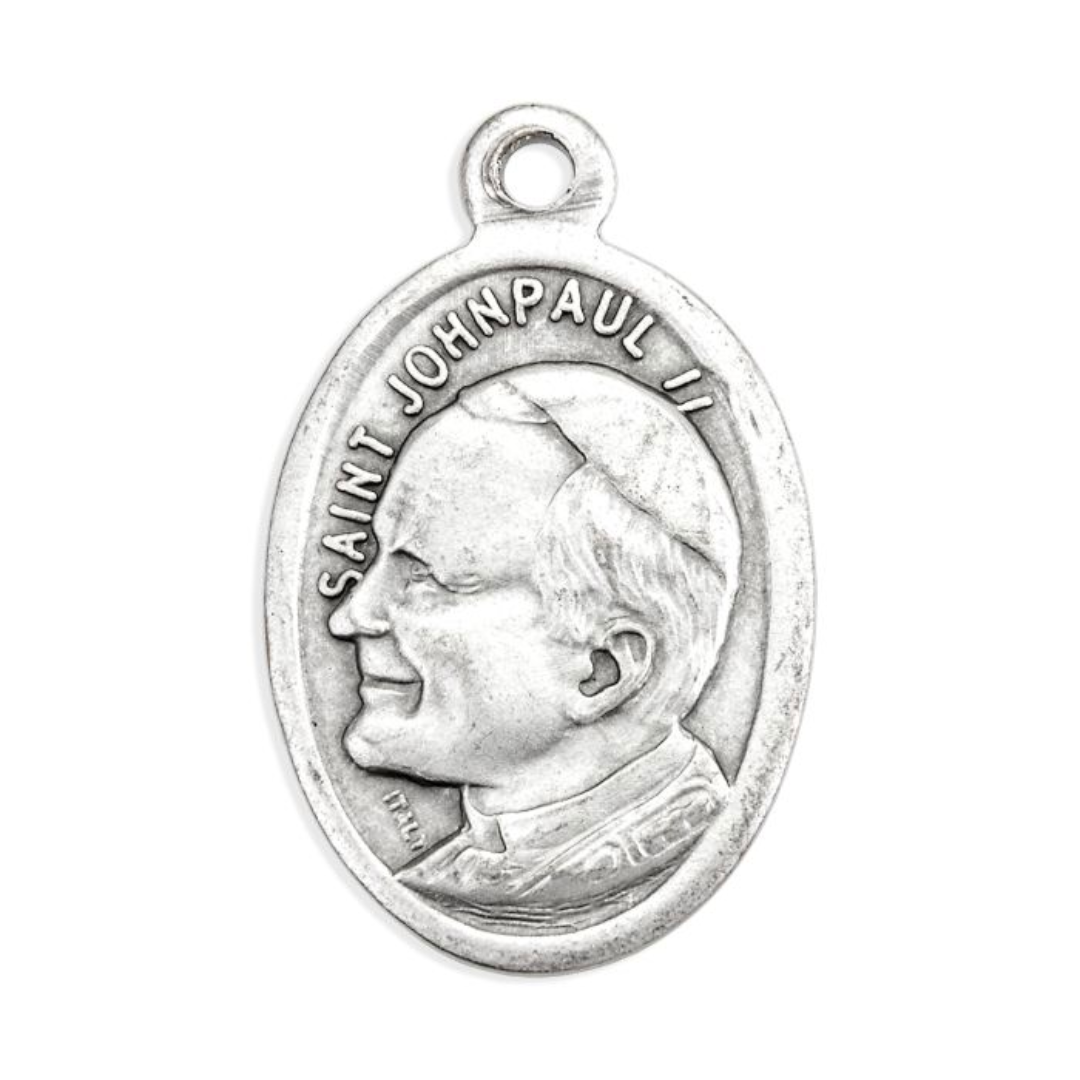 St. John Paul II Oxidized Medal