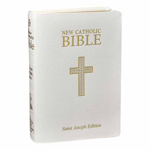 St. Joseph New Catholic Bible (White) - 9781953152152