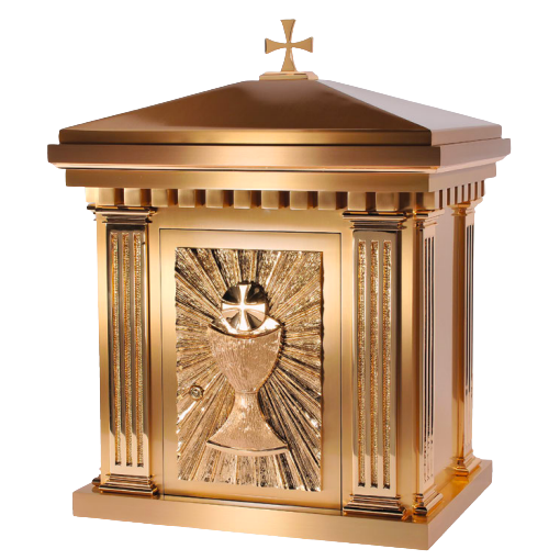 Bronze Tabernacle with Chalice Motif 10TAB10