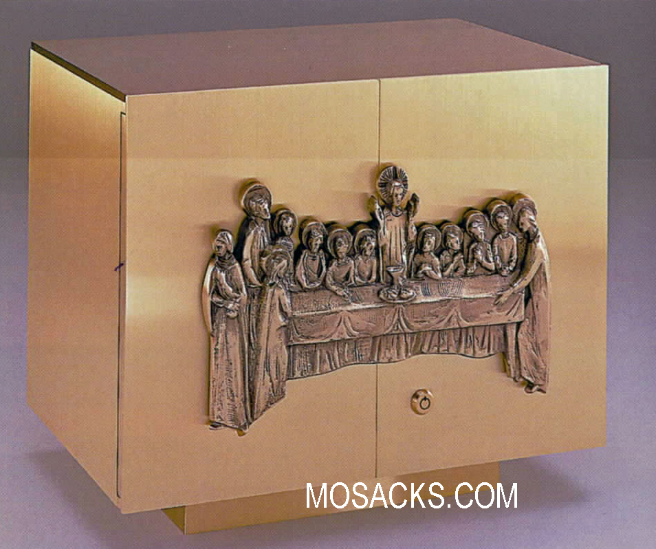 Bronze Tabernacle with Last Supper Motif 97TAB12