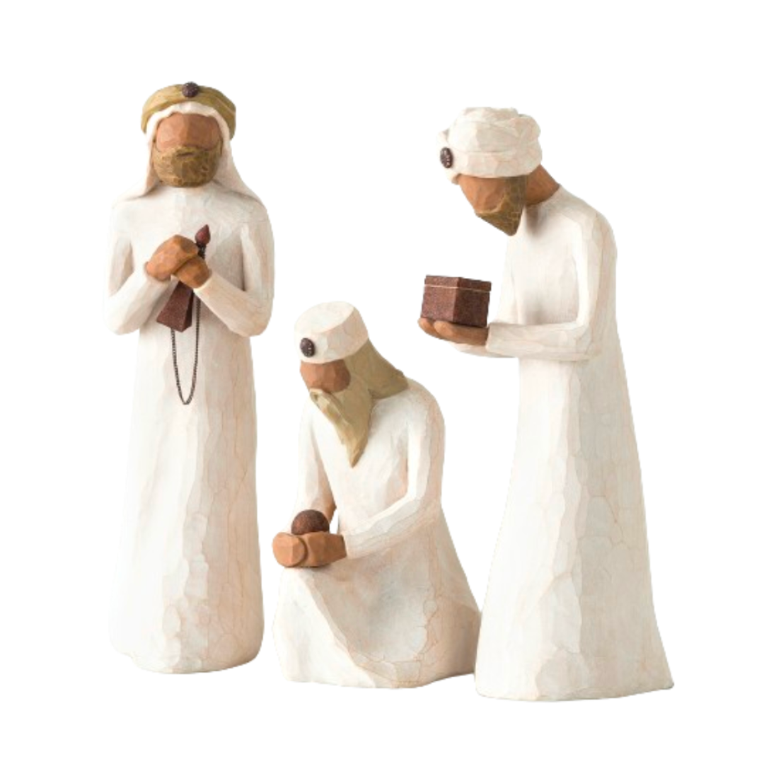 Willow Tree® Nativity - The Three Wise Men for the Nativity #26027 They followed a star and found the Light of the World