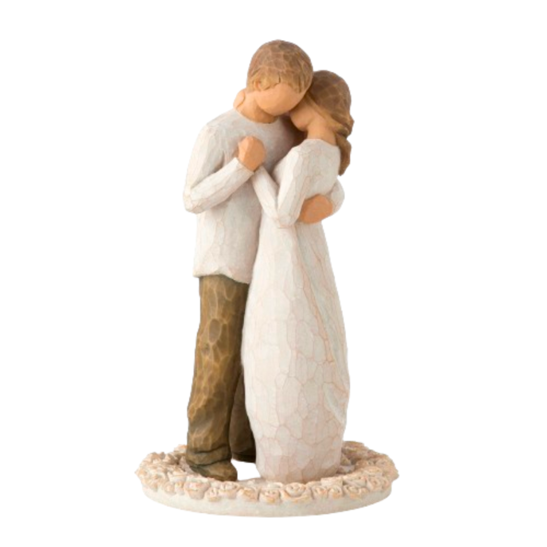 Willow Tree Promise Cake Topper Hold dear the promise of love  26189
