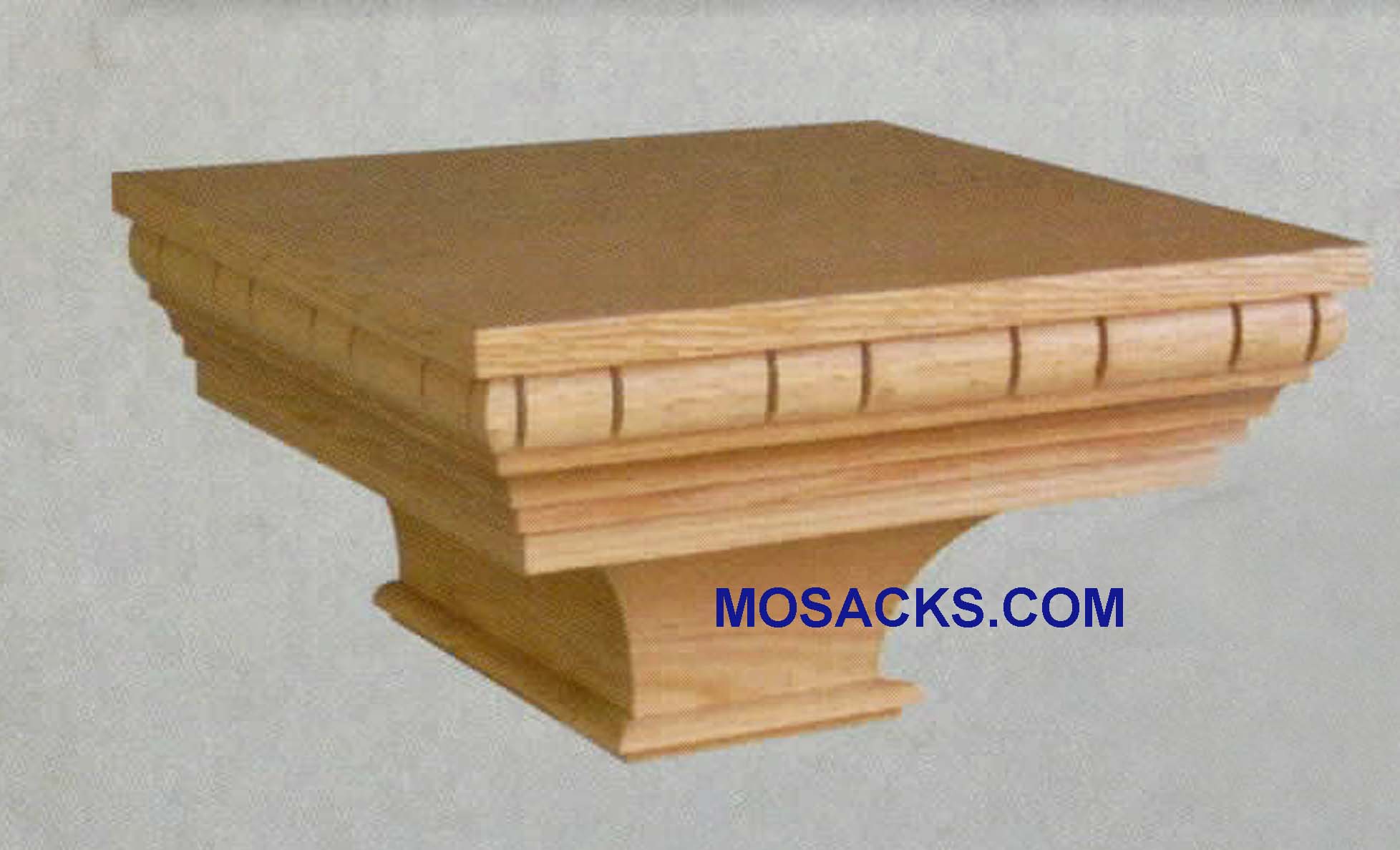 Wooden Pedestal 20"w x 19"d, 9"h 40-427