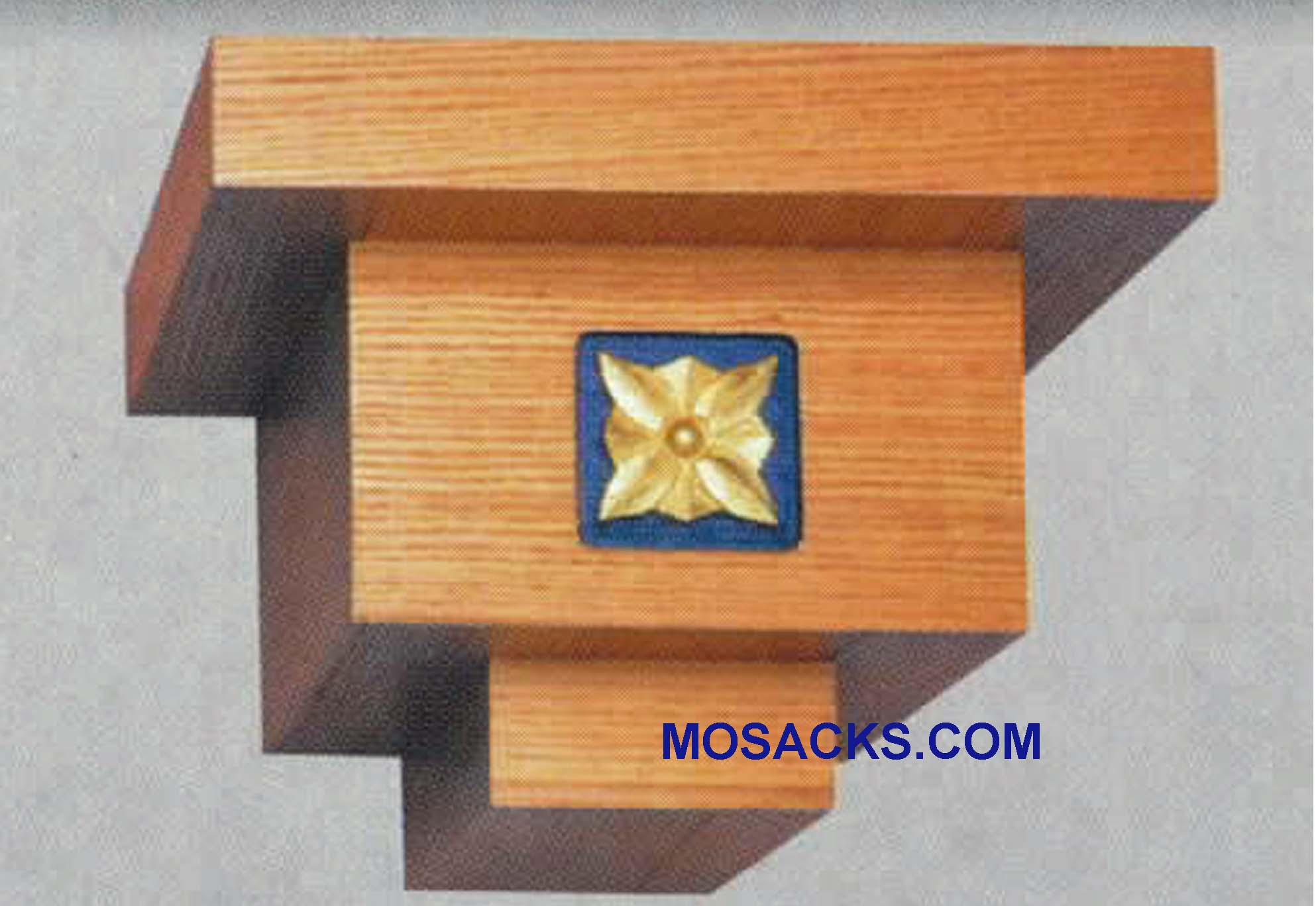 Wooden Wall Mount Pedestal  14"w x 13"d, 10"h 40-4G16-D W Brand Church Furniture at Mosack’s